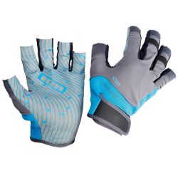 Handschuhe Ion AMARA HALF FINGER BLUE/GREY