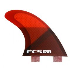 Surf Fins FCS RED SLICE TRI FIN SMALL