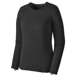 Base Layer Patagonia W's CAPILENE THERMAL WEIGHT CREW BLACK