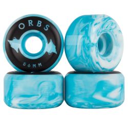 Skateboard Wheels Orbs SPECTERS SWIRLS BLUE/WHITE 56MM 99A