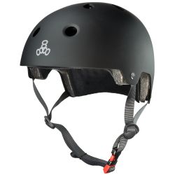 Skate Helmet Triple Eight DUAL CERTIFIED BLACK 2021