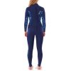 Wetsuit Rip Curl WOMEN DAWN PATROL 3/2 BACK-ZIP MID BLUE