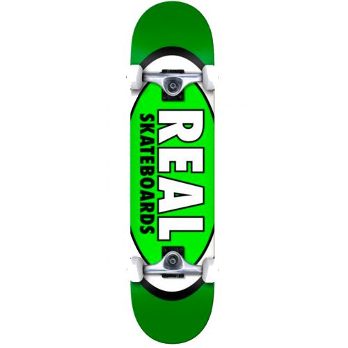 Komplett Skateboard Real CLASSIC OVAL GREEN 8.0"