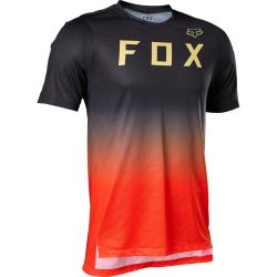 Bike T-Shirt Fox FLEXAIR SS JERSEY FLOURESCENT RED 2022