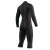 Wetsuit Mystic BRAND SHORTY LONGARM 3/2 BACK-ZIP FLATLOCK BLACK