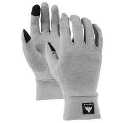 Snowboard Gloves Burton TOUCHSCREEN GRAY HEATHER 2023