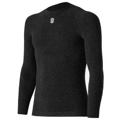 Maglia Termica Silverskin LONG SLEEVE ROUND NECK ANTHRACITE WARM 2023