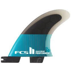 Surf Fins FCS II PERFORMER PC QUAD FINS MEDIUM TEAL/BLACK 2023