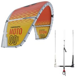 Kite Complete Cabrinha MOTO WHITE/YELLOW + TRIMLITE 2021