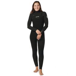 Wetsuit Rip Curl WOMEN DAWN PATROL 5/3 FRONT-ZIP BLACK 2024