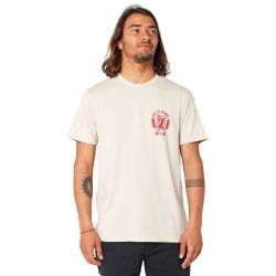 T-shirt Rip Curl DESTI ANIMALS VINTAGE WHITE