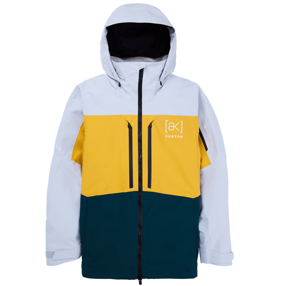 Snowboardjacke Burton AK SWASH GORE-TEX GRAY CLOUD/GOLDEN ROD/DEEP